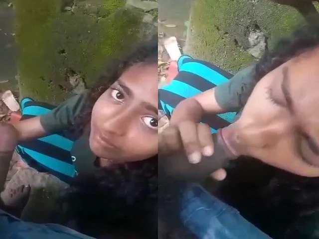 Hot desi girl giving blowjob first time viral sex mms